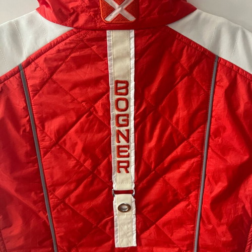 Bogner Savena Gilet women's stretch vest like new, size EU42 US12, red and pink