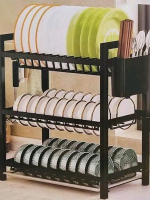 Metal sink dish rack 42x42x20 cm new