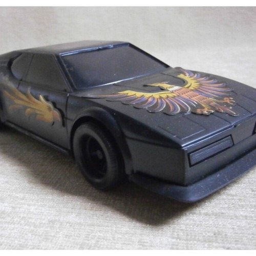 Knight Rider KITT wind-up black car, ANCO Toys vintage