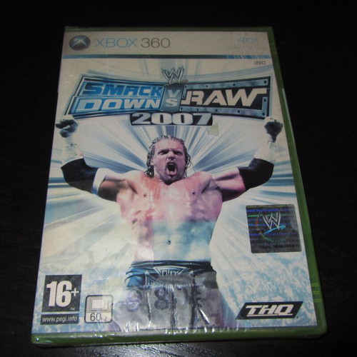 Smackdown vs Raw 2007 Xbox 360 game new sealed