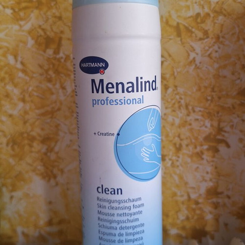 Hartmann Menalind Medical Skin Cleansing Foam 400ml used