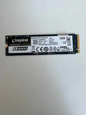 Kingston A2000 SSD 250GB M.2 NVMe PCI Express 3.0 σαν καινούργιο