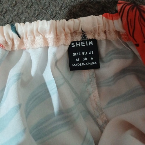 Shein Tropical Print Maxi Dress new, size M