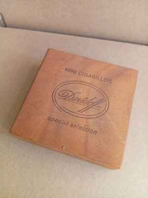 Wooden box Mini Cigarillos Davidoff Special Selection like new