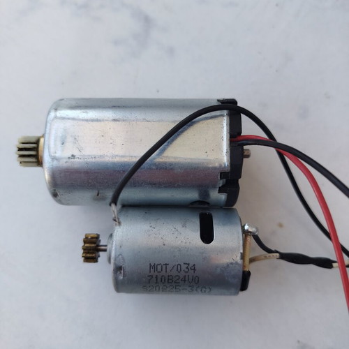 Set of various motors 9, 12, 24 V used