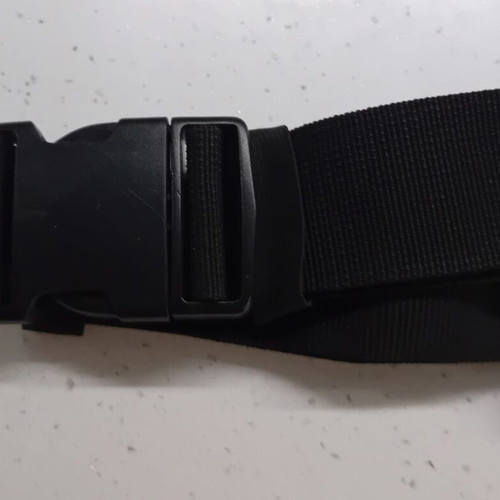 Men's waist bag Avec waterproof, blue black, new
