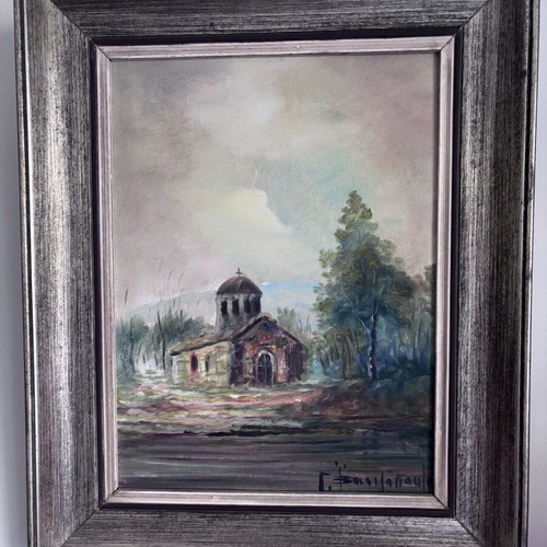 Oil painting on canvas by Giorgos Vasilopoulos like new