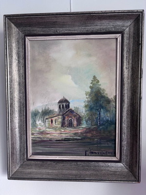 Oil painting on canvas by Giorgos Vasilopoulos like new