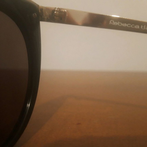 Rebecca Blu sunglasses used, black gold butterfly shape
