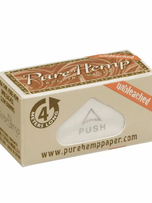 Pure Hemp Rolling Paper Roll Unbleached 4 Meters