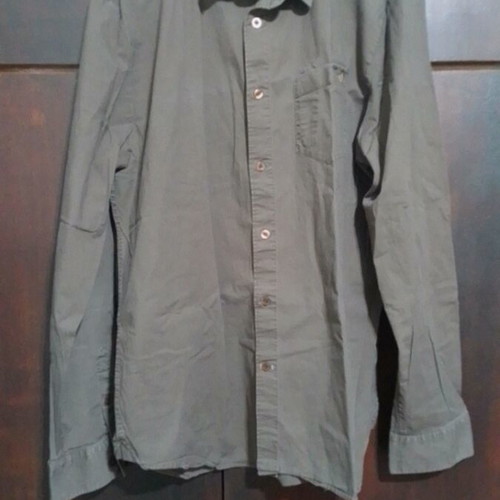 Volcom dress shirt gray size L like new