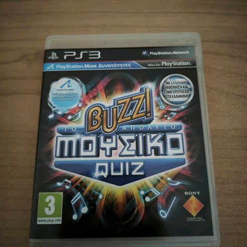 Buzz Music Quiz PS3 used game