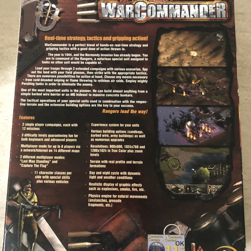 War Commander Special Edition PC game new, action