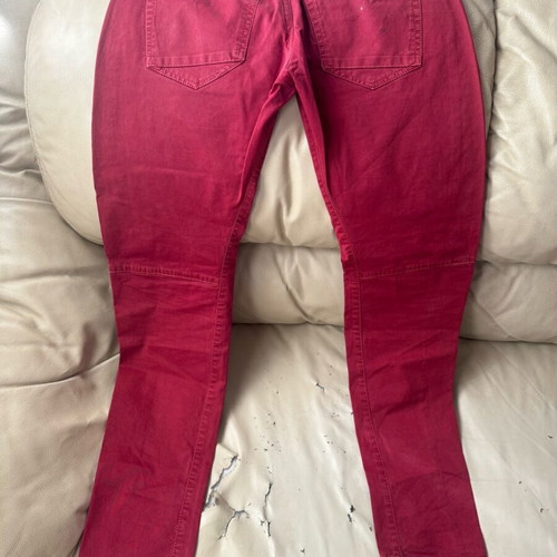 Tresor Jeans men's pants red like new, size 28