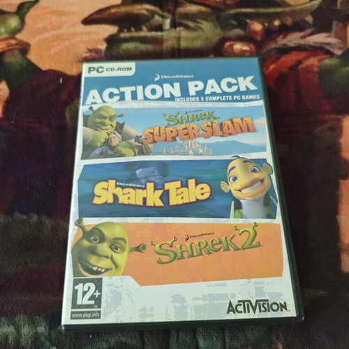 PC Action Pack with Shrek, Shark Tale, Shrek 2 games