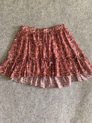 Mini skirt size S like new, pink and red