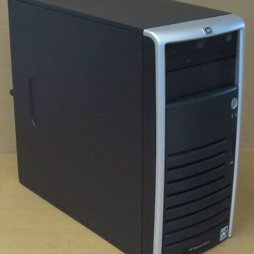 HP ProLiant ML115 G5 server computer used with multifunction printer