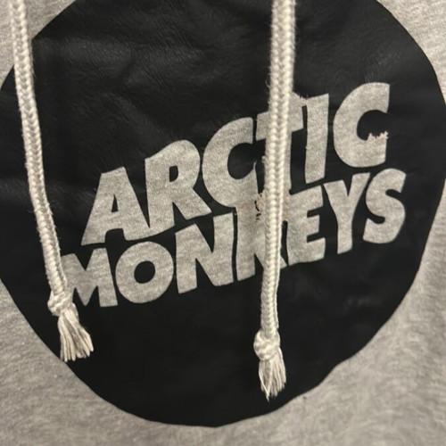 Arctic Monkeys Pull & Bear sweatshirt size medium like new, gray