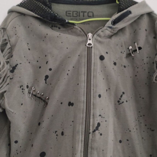 Evita cardigan for girl 12-13 years like new, gray-black