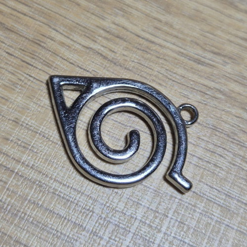 Naruto charm silver, like new