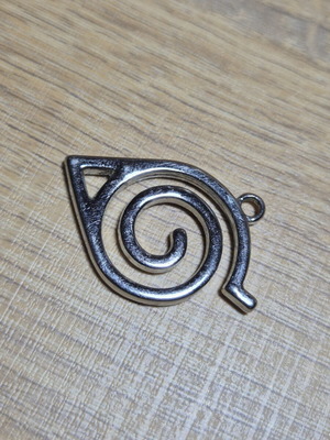 Naruto charm silver, like new