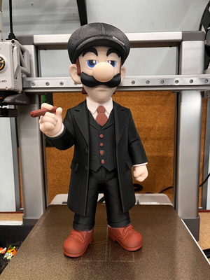 Luigi Shelby συλλεκτική χειροποίητη φιγούρα 3D εκτύπωσης