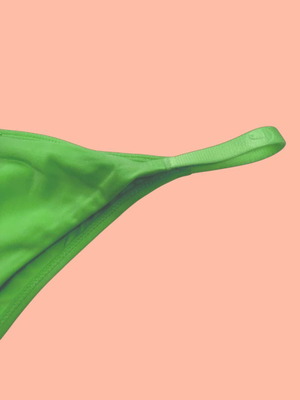 Luna tanga brazilian σλιπ αφόρετο λαχανί σε M, L, XL