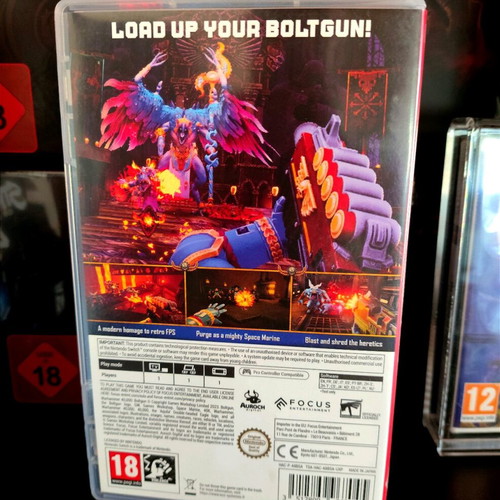 Warhammer 40,000 Boltgun Nintendo Switch like new, English version