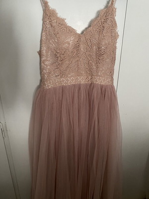Instyle Shop dress, beige and pink, size M