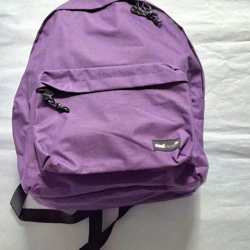 Minimal purple unisex backpack new for school and everyday use