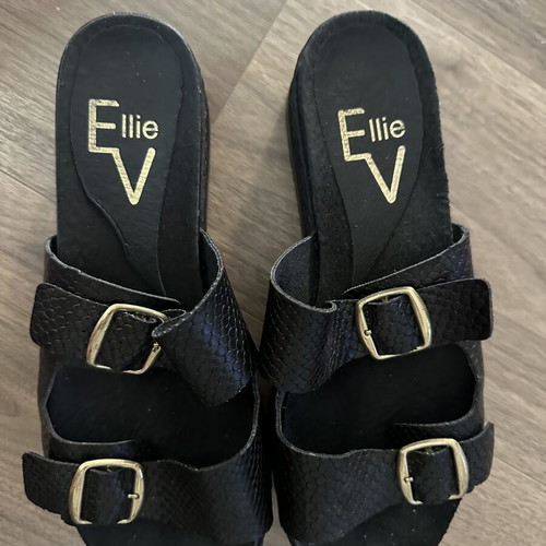 Ellie Colours leather slippers like new size 41