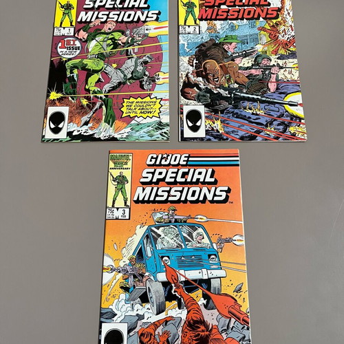 G.I.Joe Special Missions pack of 9 used issues, English