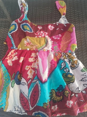 Aaiko top Small colorful like new, 100% cotton