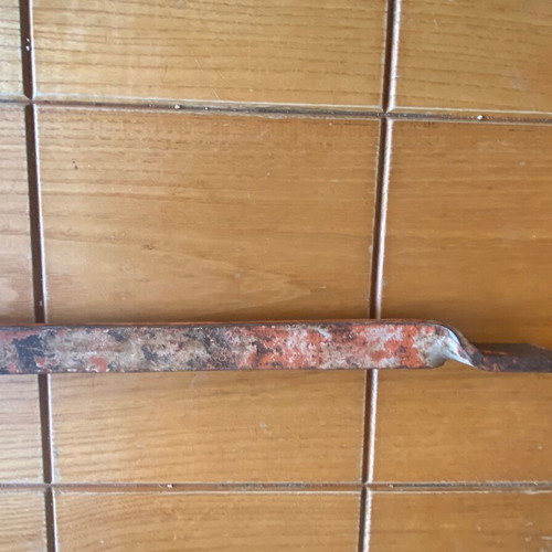 Old store door and window bars used, set of 2