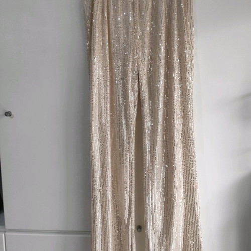 Sequin pants like new, size L, XL, multicolor