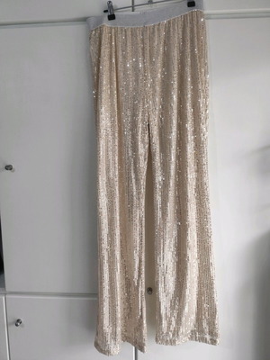 Sequin pants like new, size L, XL, multicolor