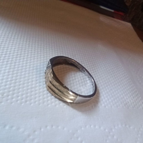 Sterling Silver 925 & 9CT Gold Ring American Swiss new