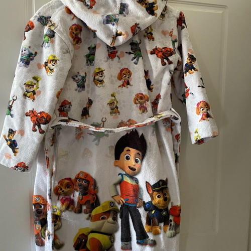 Paw Patrol Cotton Bathrobe for Boys 5-6 Years Like New