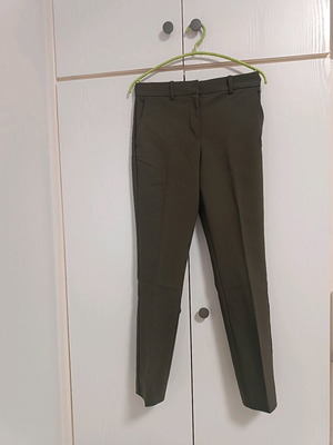 Brown H&M pants straight fit like new, size S