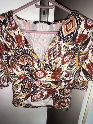 Zara blouse multicolor size M like new