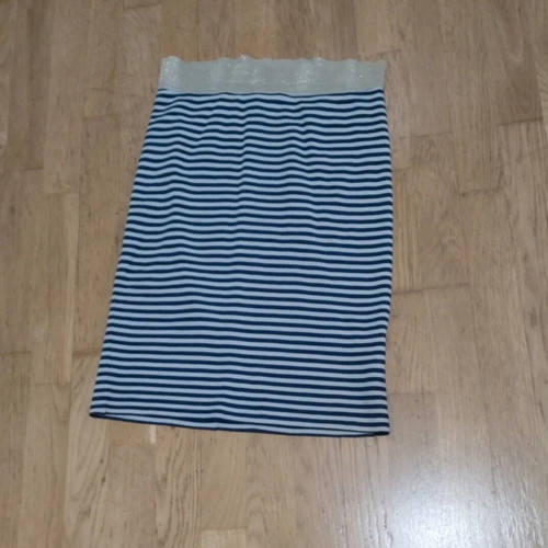 Marella Sport Skirt like new, blue with beige and gold, size S/M