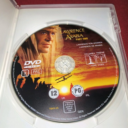 Lawrence of Arabia Part 2 DVD like new, biography historical