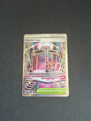 Battle Cage Full Art Pokémon Card like new