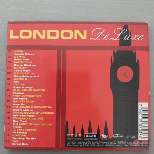 London Deluxe CD like new, Chill House collection