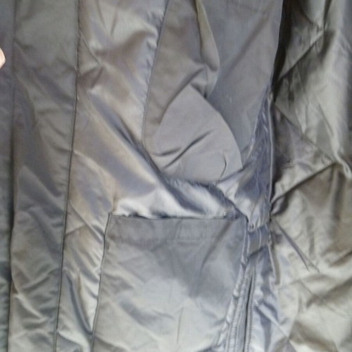 Milestone lightweight sport parka 3/4 with detachable hood, black, XL