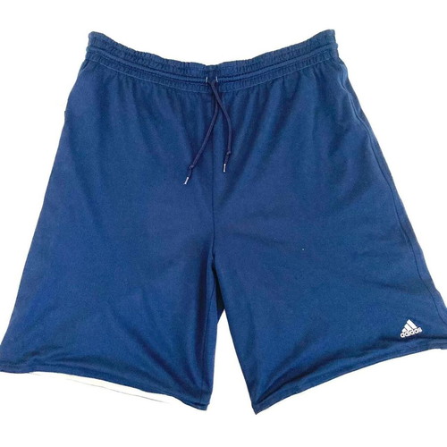 Adidas vintage double face basketball shorts '90s like new, white and blue