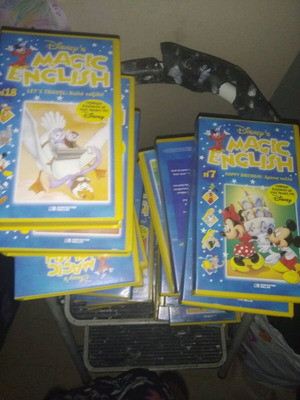 Children's video movies used with subtitles, English learning