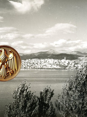 Καρτποστάλ Καστοριάς μεταχειρισμένη, έκδοση Ξενοδοχείου Xenia 1960