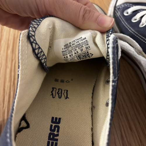All Star Converse sneakers like new, dark blue, size 37