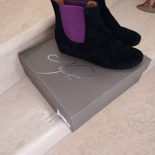 Alpe boots new blue suede size 41